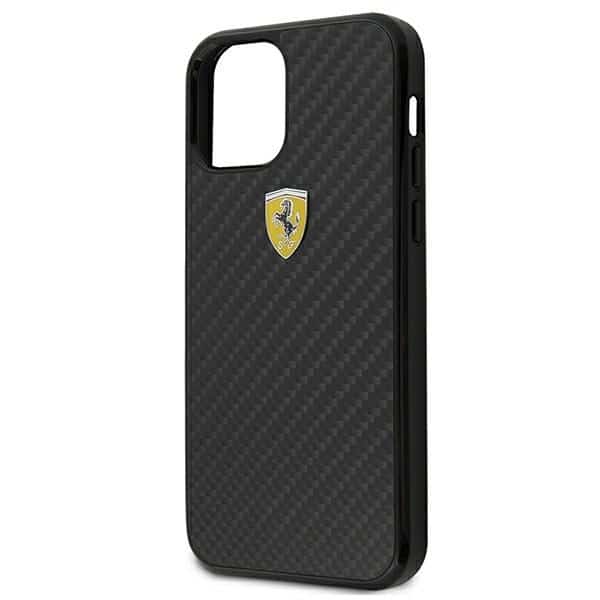 Ferrari On Track Real Carbon - θήκη για Apple iPhone 12 mini - Μαύρο - Image 5