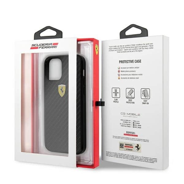 Ferrari On Track Real Carbon - θήκη για Apple iPhone 12 mini - Μαύρο - Image 8