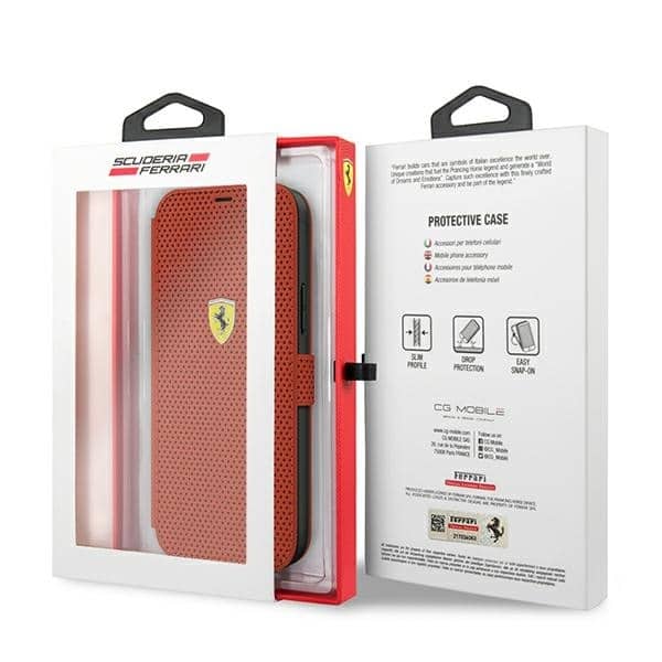 Ferrari On Track Perforated - θήκη για Apple iPhone 12 mini - Κόκκινο - Image 5
