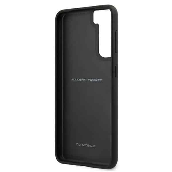 Ferrari Off Track Leather Nylon Stripe - θήκη για Samsung Galaxy S21+ 5G - Μαύρο - Image 7