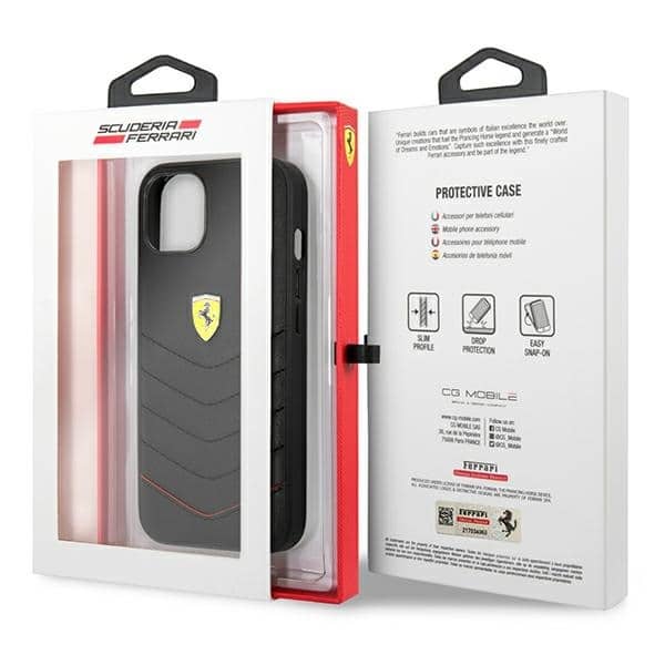 Ferrari Off Track Quilted - θήκη για Apple iPhone 13 mini - Μαύρο - Image 8