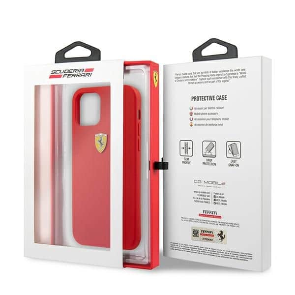 Ferrari Silicone - θήκη για Apple iPhone 13 mini - Κόκκινο - Image 8