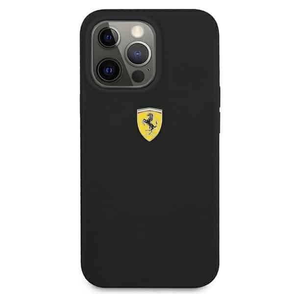 Ferrari Silicone - θήκη για Apple iPhone 13 Pro Max - Μαύρο - Image 3