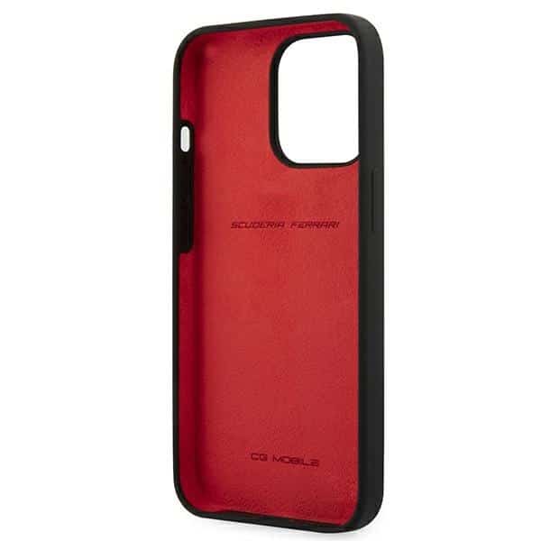 Ferrari Silicone - θήκη για Apple iPhone 13 Pro Max - Μαύρο - Image 7