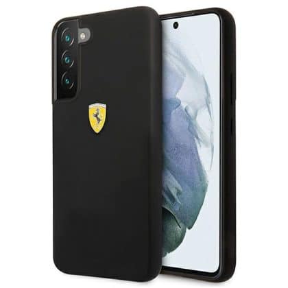 Ferrari On Track Silicone - θήκη για Samsung Galaxy S22 S901 - Μαύρο