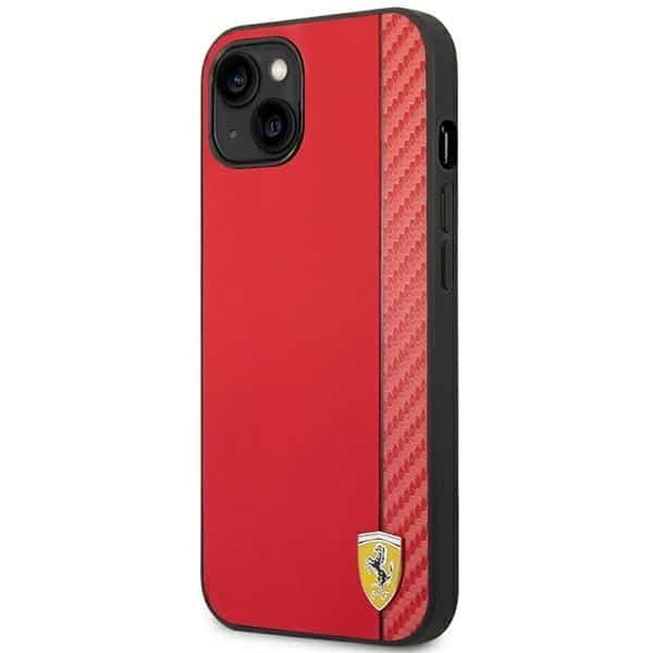Ferrari Carbon - θήκη για Apple iPhone 14 Plus - Κόκκινο - Image 2