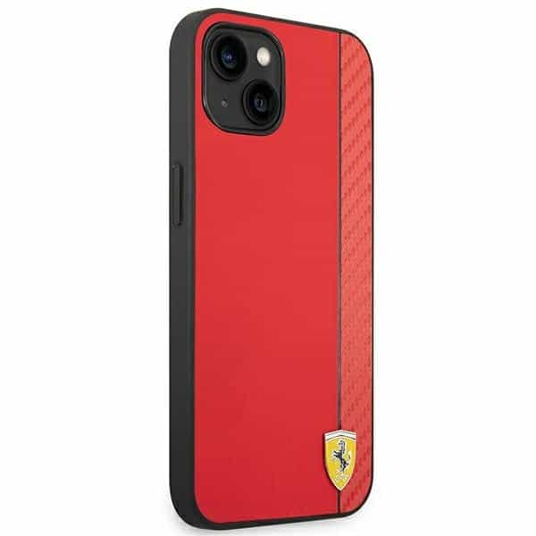 Ferrari Carbon - θήκη για Apple iPhone 14 Plus - Κόκκινο - Image 4