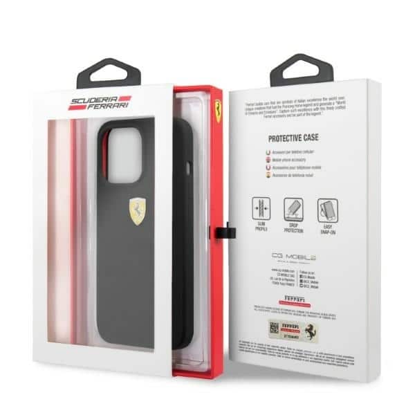 Ferrari Silicone - θήκη για Apple iPhone 13 Pro / - Μαύρο - Image 8