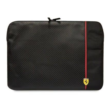 Ferrari Θήκη FECS14AXBK 14" Carbon&Smooth μαύρο/καρμπόν