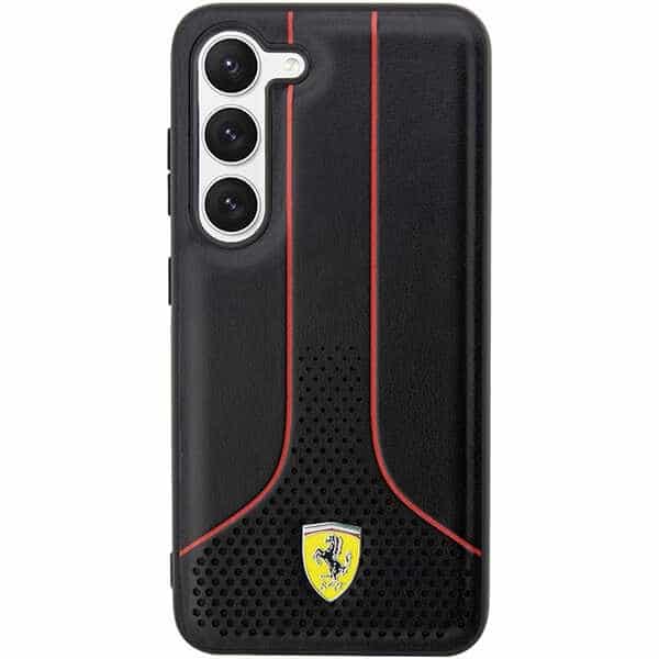 Ferrari Perforated 296 P - θήκη για Samsung Galaxy S23+ - Μαύρο - Image 3