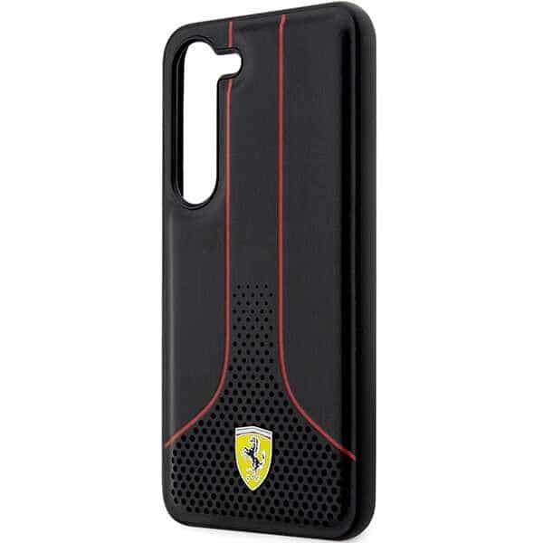 Ferrari Perforated 296 P - θήκη για Samsung Galaxy S23+ - Μαύρο - Image 6