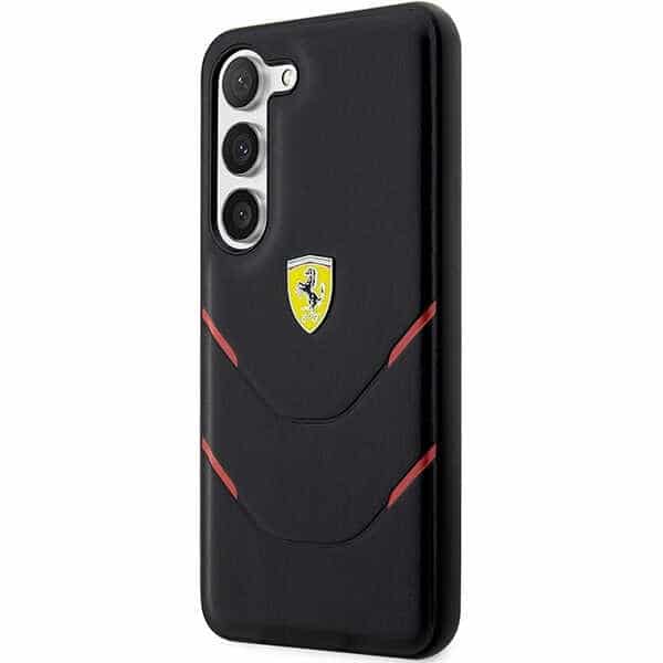 Ferrari Hot Stamp Lines - θήκη για Samsung Galaxy S23 - Μαύρο - Image 2