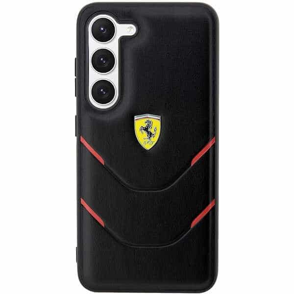 Ferrari Hot Stamp Lines - θήκη για Samsung Galaxy S23 - Μαύρο - Image 3