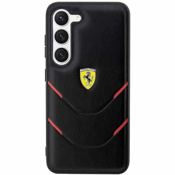 Ferrari Hot Stamp Lines - θήκη για Samsung Galaxy S23+ - Μαύρο - Image 3