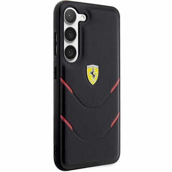 Ferrari Hot Stamp Lines - θήκη για Samsung Galaxy S23+ - Μαύρο - Image 4