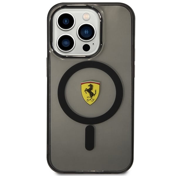 Ferrari Translucent Magsafe - θήκη για Apple iPhone 14 Pro Max - Μαύρο - Image 3