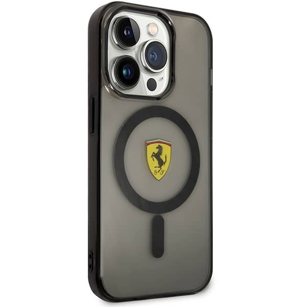 Ferrari Translucent Magsafe - θήκη για Apple iPhone 14 Pro Max - Μαύρο - Image 4
