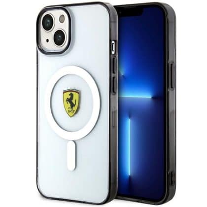 Ferrari Outline Magsafe - θήκη για Apple iPhone 14 - Διάφανο