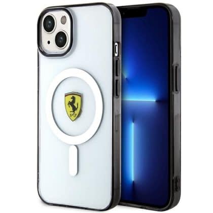 Ferrari Ημιδιαφανές MagSafe - θήκη για Apple iPhone 14 Plus / 15 - Διάφανο