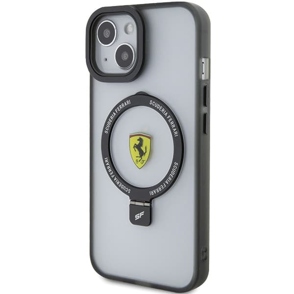 Ferrari Ring Stand 2023 Collection MagSafe - θήκη για Apple iPhone 15 - Μαύρο - Image 2