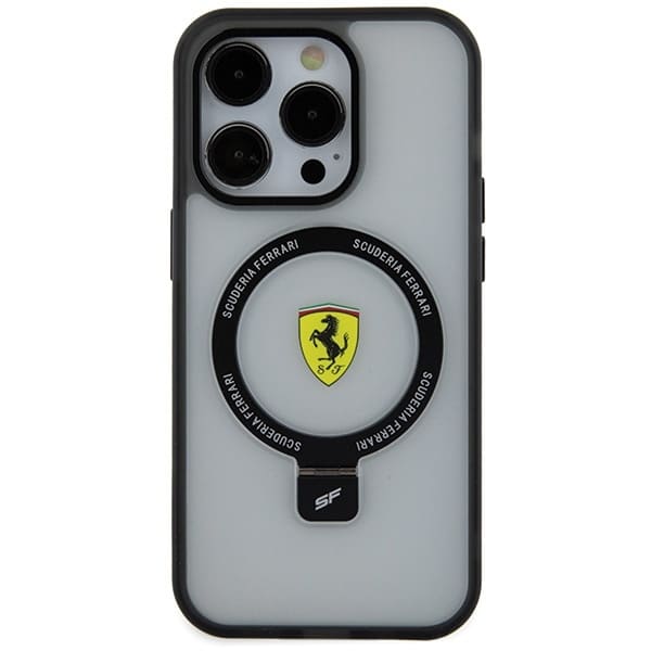Ferrari Ring Stand 2023 Collection MagSafe - θήκη για Apple iPhone 15 Pro - Διάφανο - Image 3