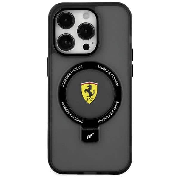 Ferrari Ring Stand 2023 Collection MagSafe - θήκη για Apple iPhone 15 Plus - Μαύρο - Image 3