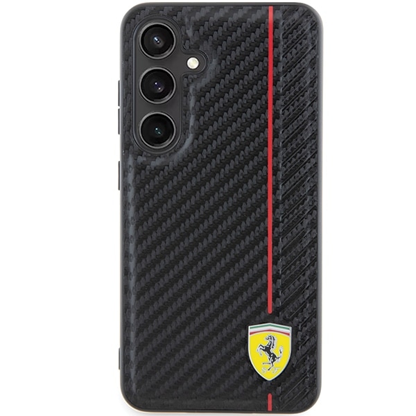 Ferrari Carbon - θήκη για Samsung Galaxy S24+ - Μαύρο - Image 3