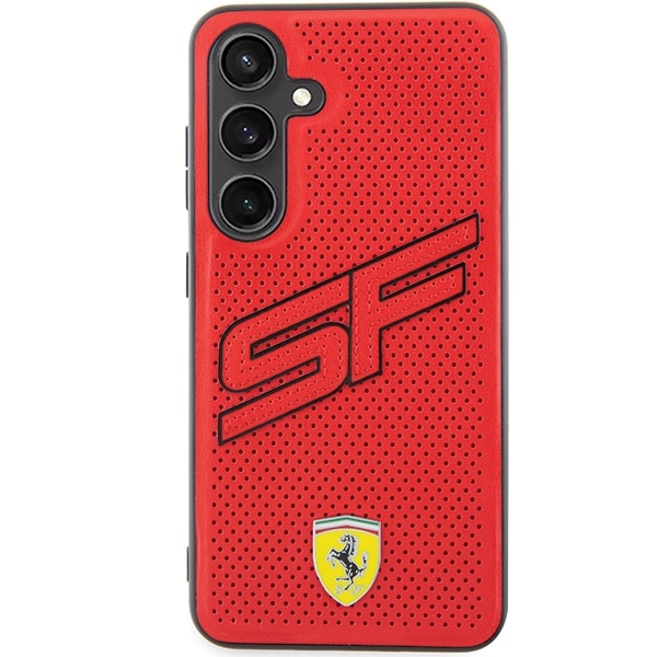 Ferrari Big SF Perforated - θήκη για Samsung Galaxy S24 - Κόκκινο - Image 3