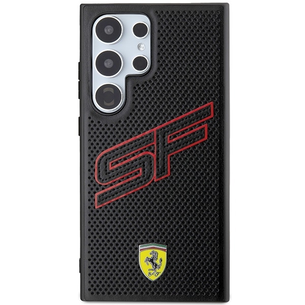 Ferrari Big SF Perforated - θήκη για Samsung Galaxy S24 Ultra - Μαύρο - Image 3