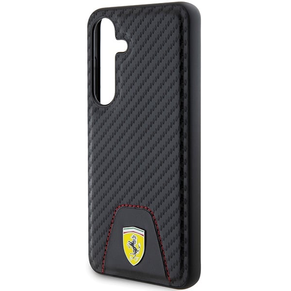 Ferrari Carbon Stitched Bottom - θήκη για Samsung Galaxy S24 - Μαύρο - Image 6