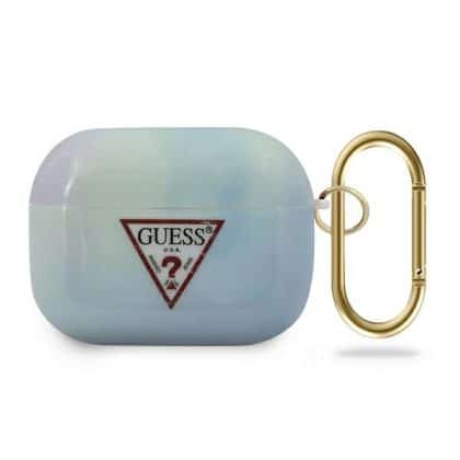 Guess GUACAPTPUMCGC02 AirPods Pro cover Μπλε/blue Tie & Dye Collection