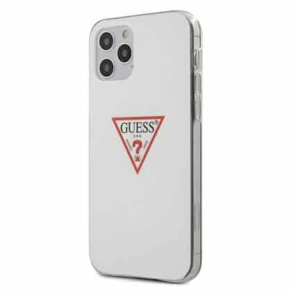 Guess Triangle Collection - θήκη για Apple iPhone 12/12 Pro 6,1 - Λευκό