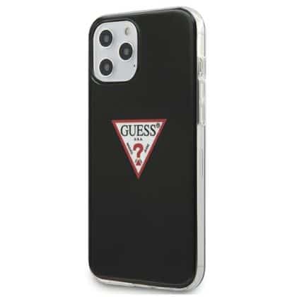 Guess Triangle Collection - θήκη για Apple iPhone 12/12 Pro 6,1 - Μαύρο