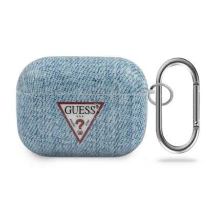 Guess GUACAPTPUJULLB AirPods Pro cover Μπλε/light blue Jeans Collection