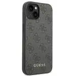 Guess Metal Gold Logo - Apple iPhone 14 - Γκρι - Image 4