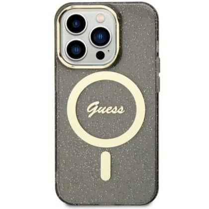 Guess Glitter - θήκη για Apple iPhone 11 - Μαύρο