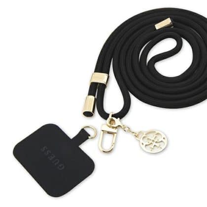 Guess Crossbody Cord 4G Print - Guess Universal - Μαύρο