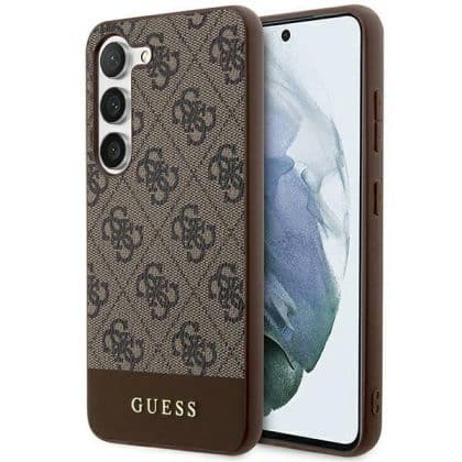 Guess Stripe Collection - θήκη για Samsung Galaxy S24+ - Καφέ