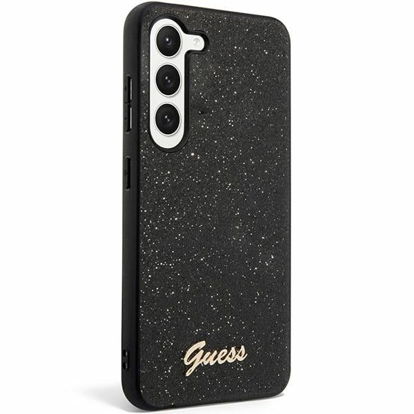 Guess Glitter Script - θήκη για Samsung Galaxy S24 - Μαύρο - Image 3