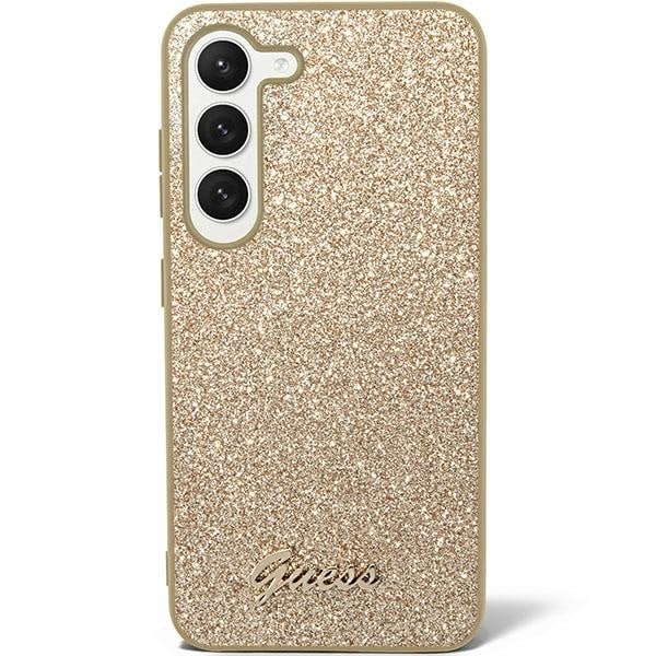 Guess Glitter Script - θήκη για Samsung Galaxy S24 - Χρυσό - Image 2
