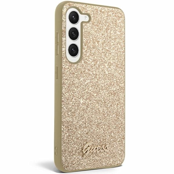 Guess Glitter Script - θήκη για Samsung Galaxy S24 - Χρυσό - Image 3