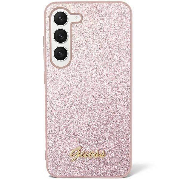 Guess Glitter Fixed Big - θήκη για Samsung Galaxy S24 - Ροζ - Image 2
