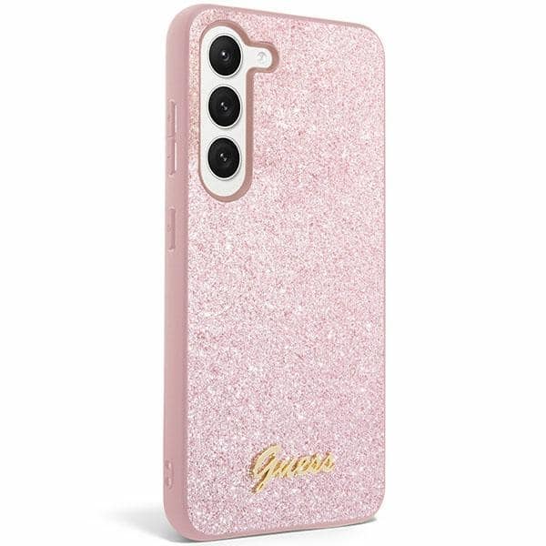 Guess Glitter Fixed Big - θήκη για Samsung Galaxy S24 - Ροζ - Image 3