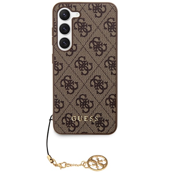 Guess 4G Charms - θήκη για Samsung Galaxy A35 - Καφέ - Image 3