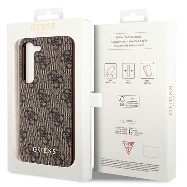 Guess 4G Charms - θήκη για Samsung Galaxy A35 - Καφέ - Image 8