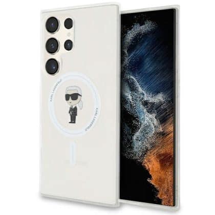 Karl Lagerfeld IML Ikonik MagSafe - θήκη για Samsung Galaxy S24 Ultra - Διάφανο