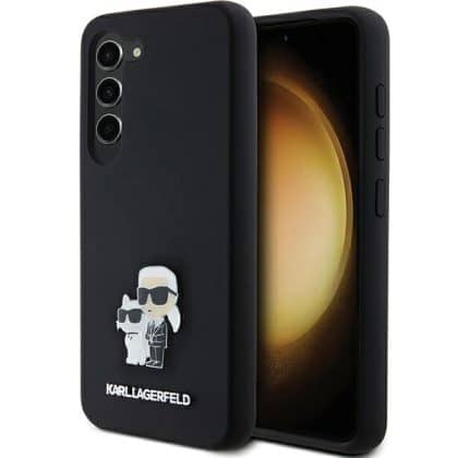 Karl Lagerfeld Choupette Metal Pin - Samsung Galaxy S24 - Μαύρο