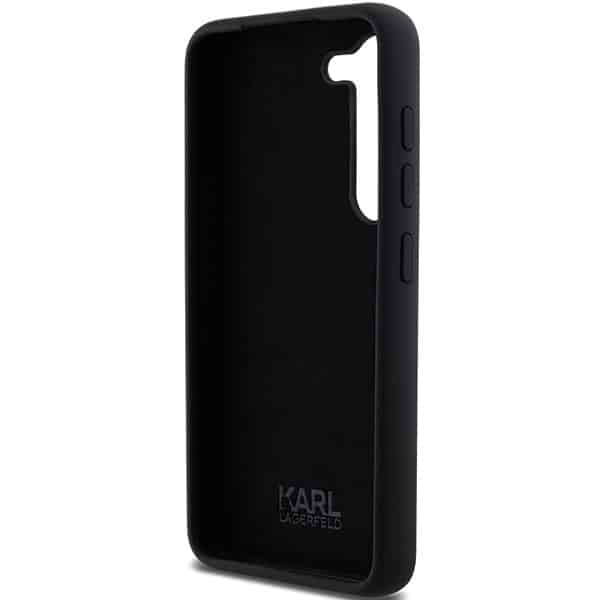Karl Lagerfeld Silicone Choupette Metal Pin - Samsung Galaxy S24 - Μαύρο - Image 7