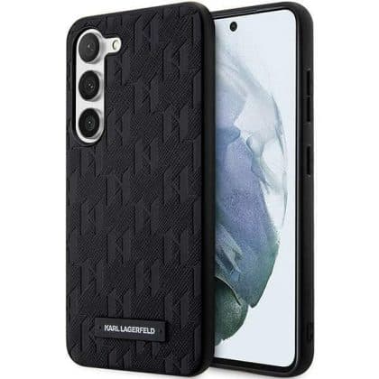 Karl Lagerfeld Saffiano Monogram - θήκη για Samsung Galaxy S24 - Μαύρο