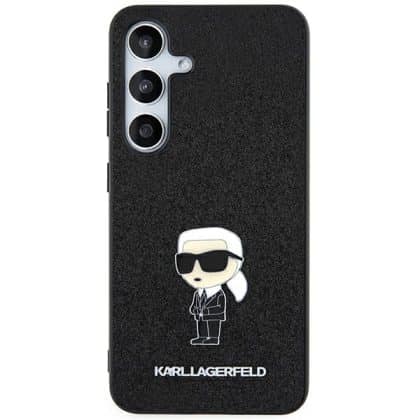 Karl Lagerfeld Fixed Glitter Ikonik Logo - θήκη για Samsung Galaxy A35 - Μαύρο